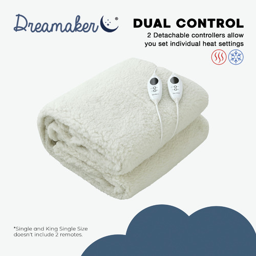 Dreamaker Fleece Top Electric Under Blanket Temple & ster