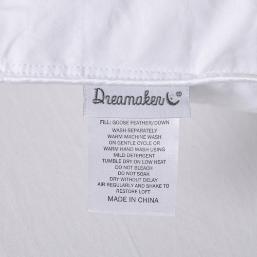 White Goose Feather & Down European Pillow