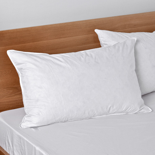 White Goose Feather & Down Pillow