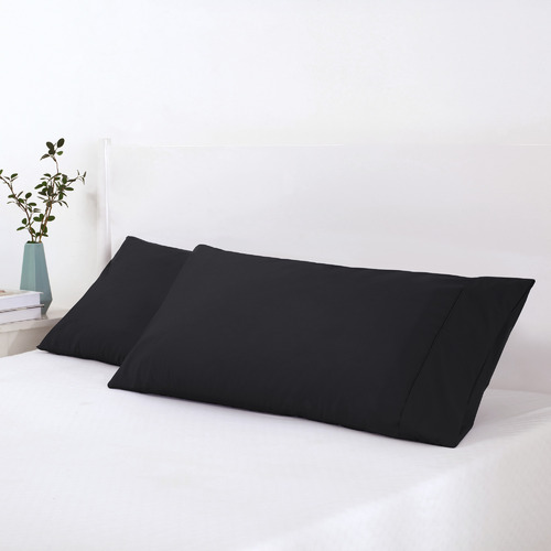 Dreamaker Plain Dyed Polycotton King Pillowcases Temple & ster