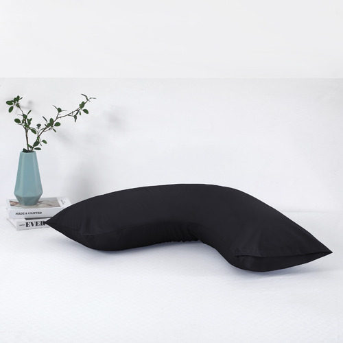 Dreamaker Plain Dyed Polycotton VShaped Pillowcase Temple & ster