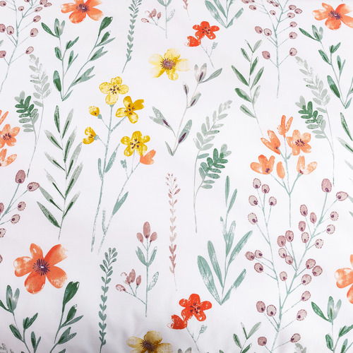 Daisy Printed Cotton & Twill Quilt Cover Set