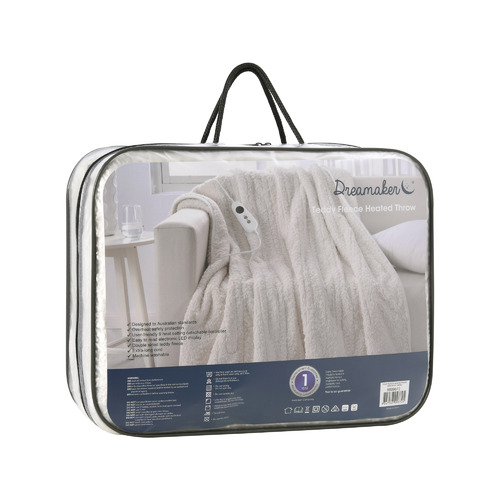 Teddy Fleece Heated Throw