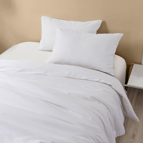 Justine Cotton Waffle Quilt Cover Set Temple & ster