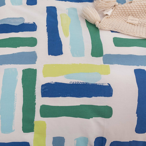 Rio Cotton Reversible Quilt Cover Set