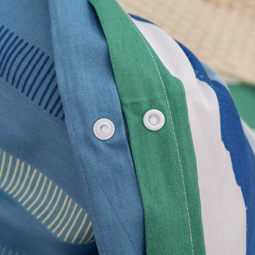 Rio Cotton Reversible Quilt Cover Set