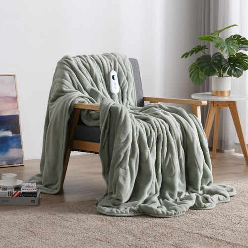 Dreamaker Extra Large Coral Fleece Heated Throw | Temple & Webster