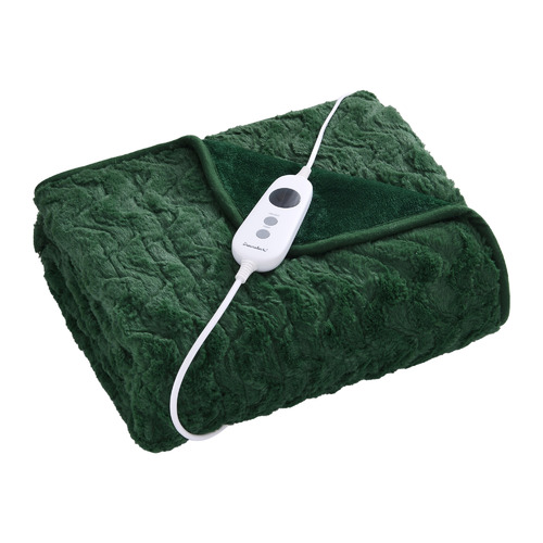 Dreamaker Faux Fur Heated Throw Blanket Temple & ster