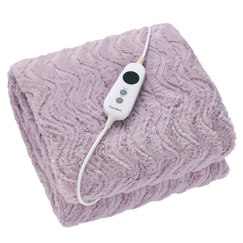 Dreamaker Extra Large Faux Fur Heated Throw Temple & ster