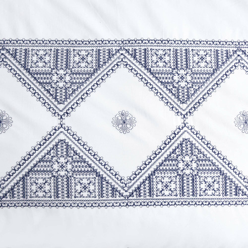 Navy Liberty Cotton Quilt Cover Set