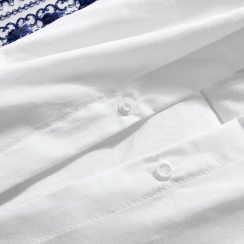 Navy Liberty Cotton Quilt Cover Set