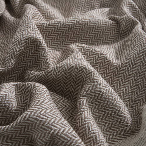 Natural Herringbone Cotton Quilt Cover Set