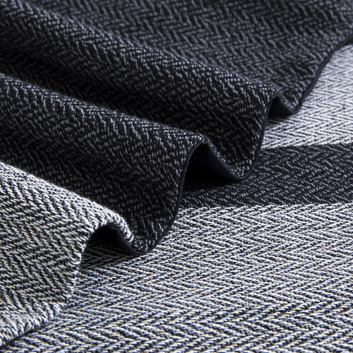 Charcoal Herringbone Cotton Quilt Cover Set