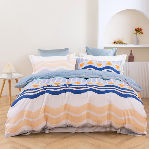 Capri Cotton Reversible Quilt Cover Set