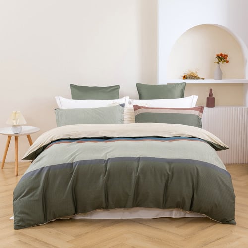 Canyon Cotton Reversible Quilt Cover Set
