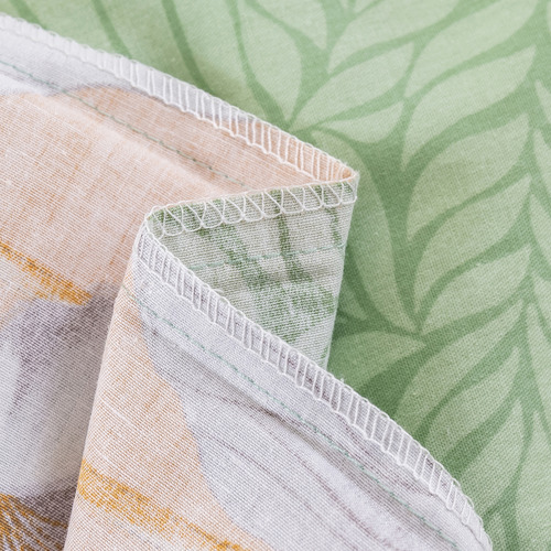 Peach Lily Cotton Reversible Quilt Cover Set