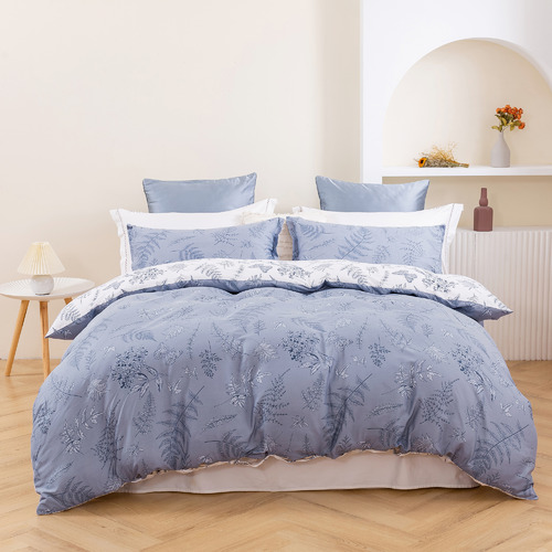 Daphne Cotton Reversible Quilt Cover Set