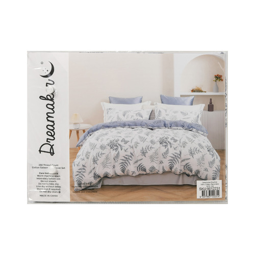 Daphne Cotton Reversible Quilt Cover Set