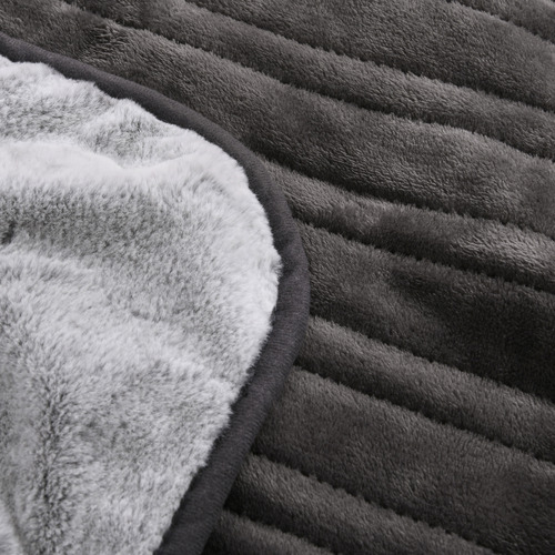 Dreamaker Faux Mink Heated Throw Temple & ster