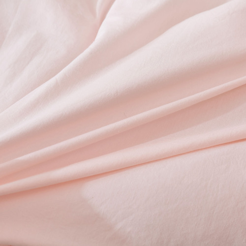 Pink Washed Cotton Comforter Set