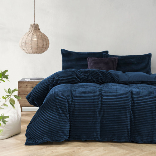 Teal Velvet Quilt Cover Set