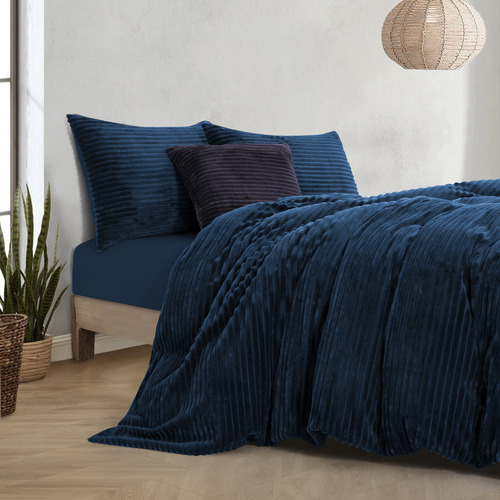 Teal Velvet Quilt Cover Set