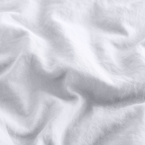 White Washed Microfibre Quilt Cover Set