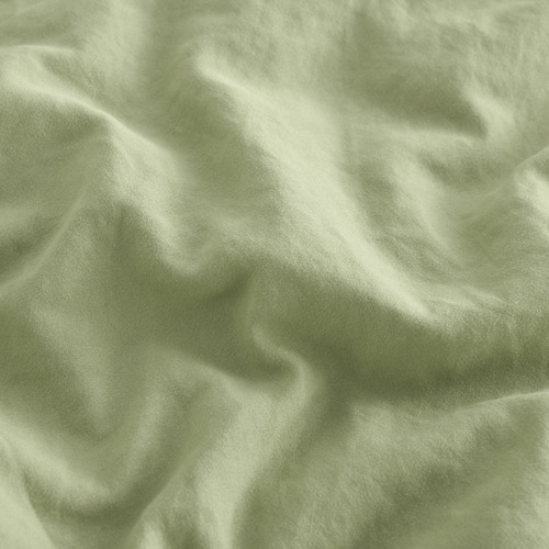 Sage Washed Microfibre Quilt Cover Set