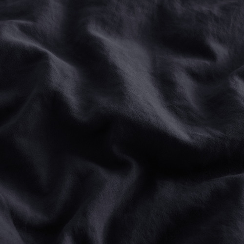 Navy Washed Microfibre Quilt Cover Set