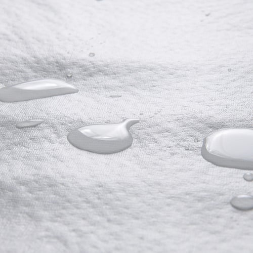 White Bamboo-Blend Electric Blanket