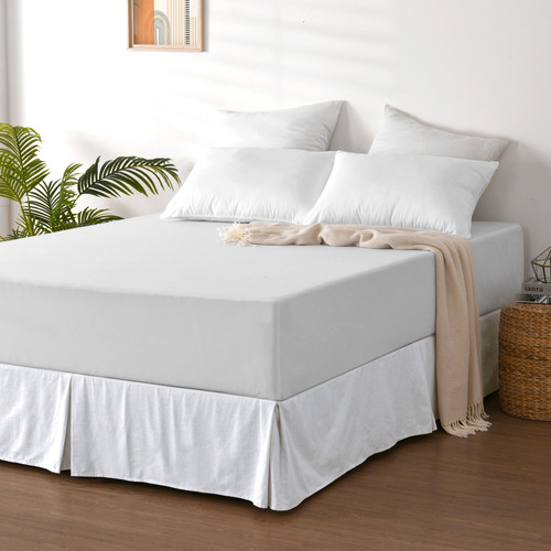 White Linen & Cotton Valance