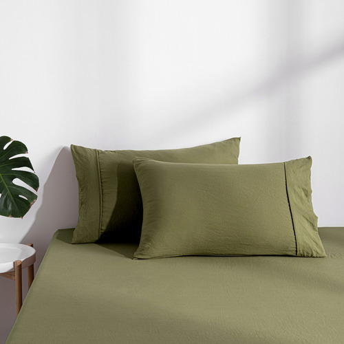 Washed-Microfibre-Fitted-Sheet-Set