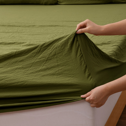Washed-Microfibre-Fitted-Sheet-Set
