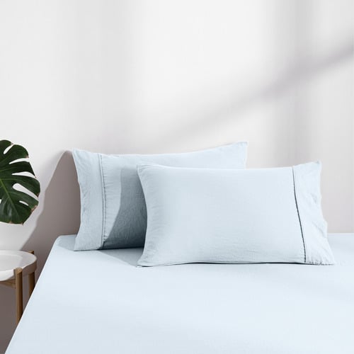 Washed-Microfibre-Fitted-Sheet-Set