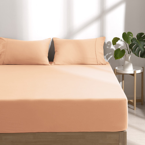 Washed-Microfibre-Fitted-Sheet-Set