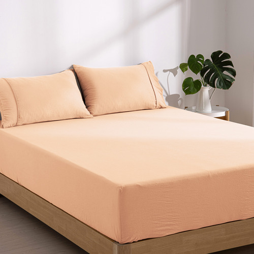 Washed-Microfibre-Fitted-Sheet-Set