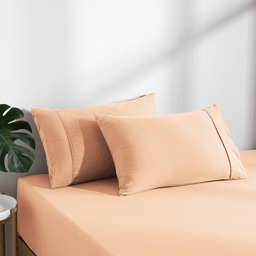 Washed-Microfibre-Fitted-Sheet-Set