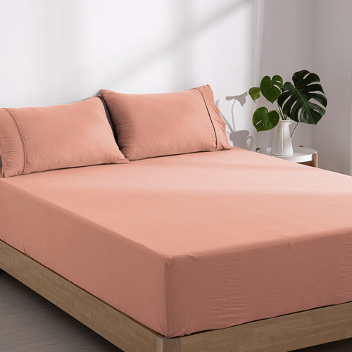Washed-Microfibre-Fitted-Sheet-Set