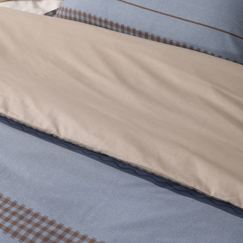 Blue Kumiko Cotton Quilt Cover Set