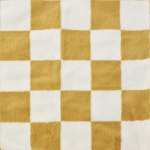 Checkered-Faux-Fur-Heated-Throw