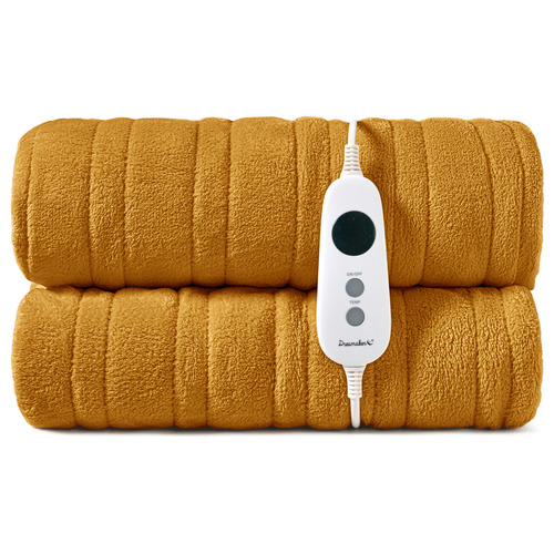 Extra-Large-Coral-Fleece-Heated-Throw