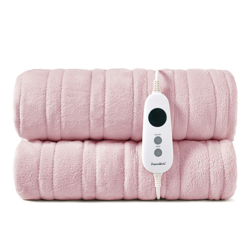 Extra-Large-Coral-Fleece-Heated-Throw