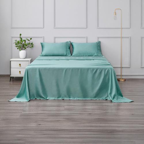 Solid Satin Sheet Set