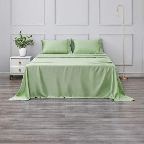 Solid Satin Sheet Set