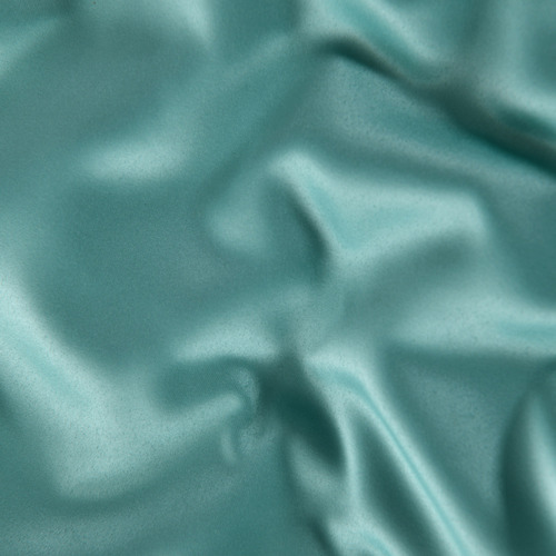 Blue Matte Satin Quilt Cover Set