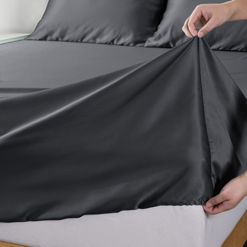 Solid Satin Sheet Set