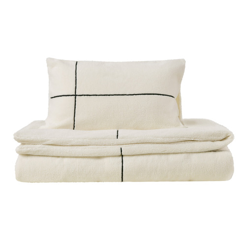 Snow Dreamaker Jasper Teddy Fleece Quilt Cover Set