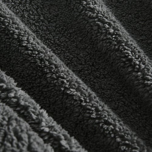 Charcoal Dreamaker Jasper Teddy Fleece Quilt Cover Set