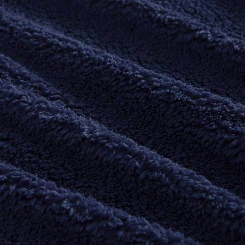 Midnight Blue Dreamaker Jasper Teddy Fleece Quilt Cover Set