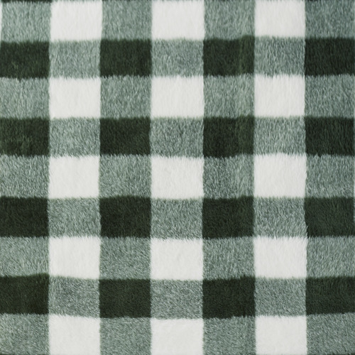 Gingham Plush Heated Throw